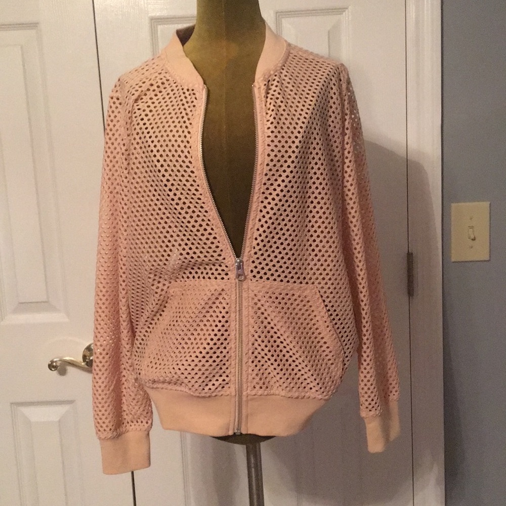 Ruby Ribbon Zip Up Jacket Nwot - image 1